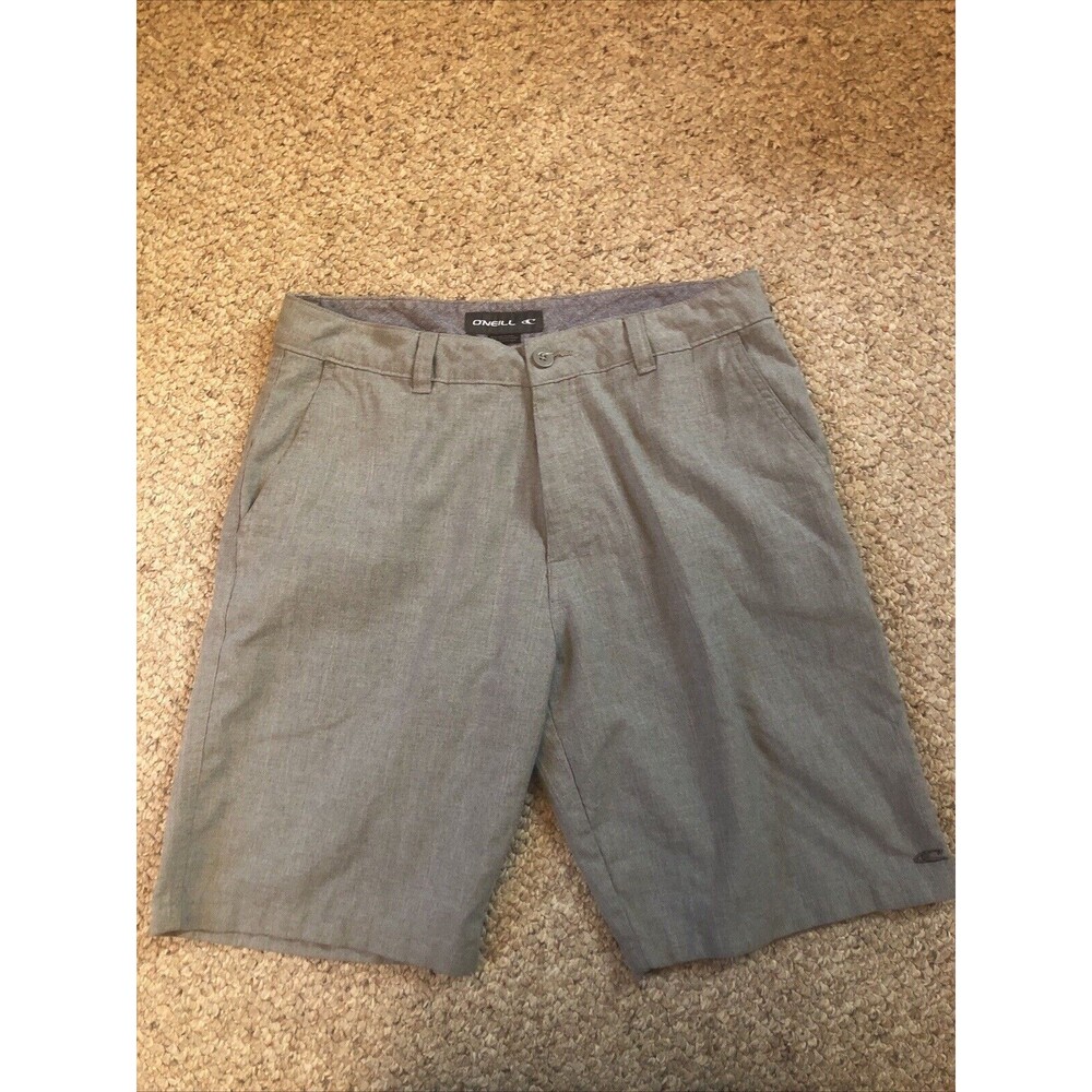 O'Neil Men's Shorts Size 32 Gray Casual Flat Front Excellent Condition